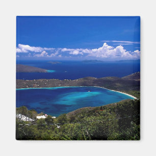 Magens fjärd, St Thomas, U.S. Virgin Islands Magnet