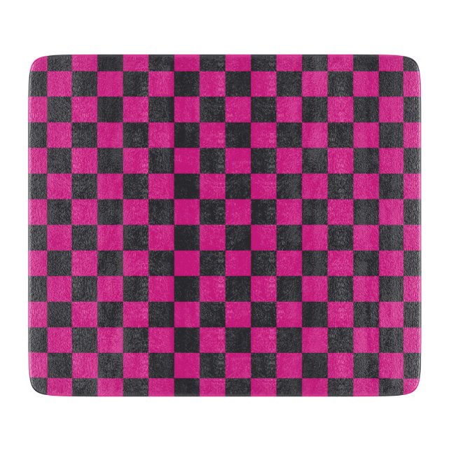 Magenta and smoke checkerboard pattern (Framsidan)