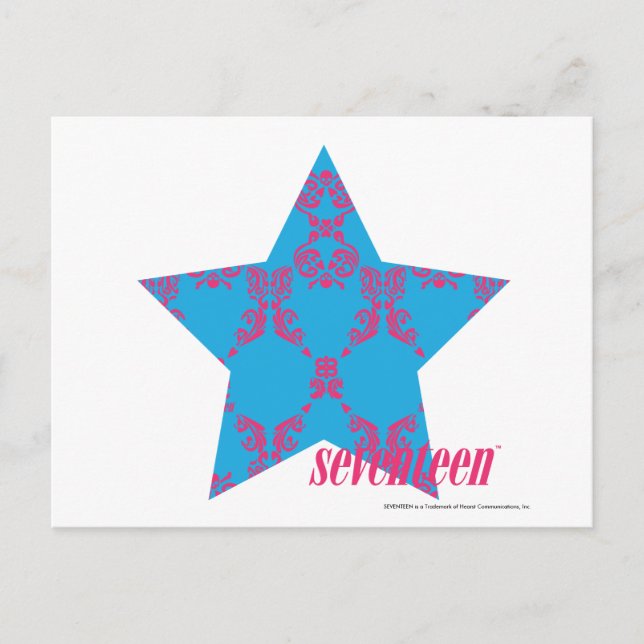 Magenta-Aqua 2 Vykort (Framsida)