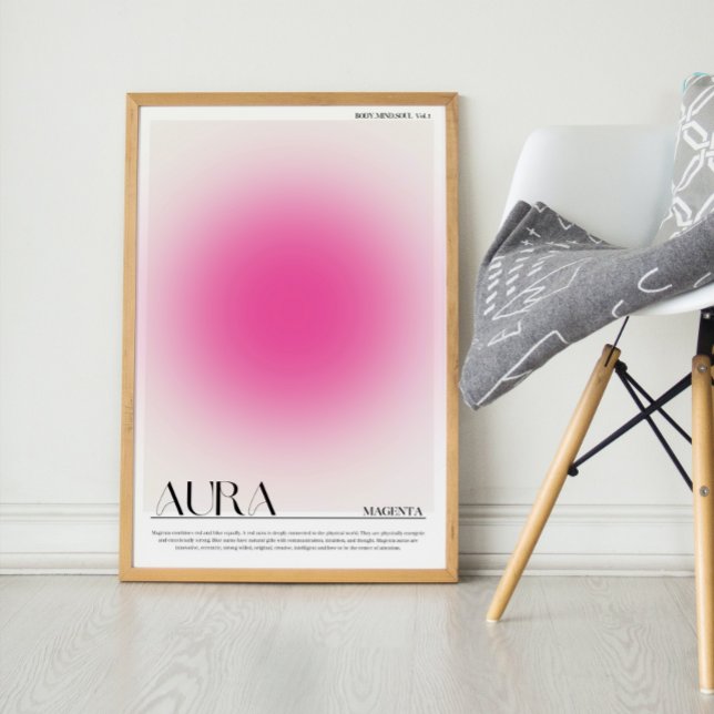 Magenta Aura Poster (Skapare uppladdad)