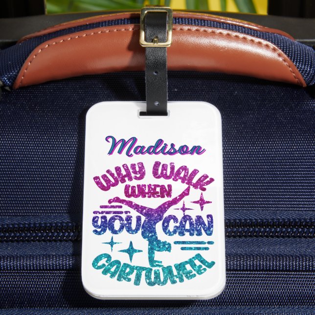 Magenta av Personlig av  av Lila Turkos Bagagebricka (Framsida Insitu 2)