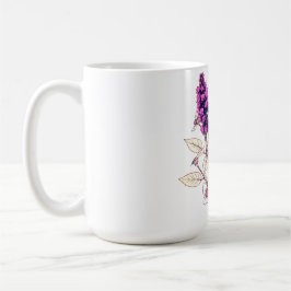 Magenta Butterfly Bush Kaffemugg