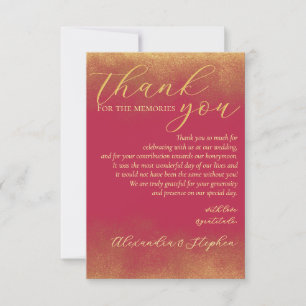 Magenta Calligraphy Couple Namn Monogram Photo Tack Kort