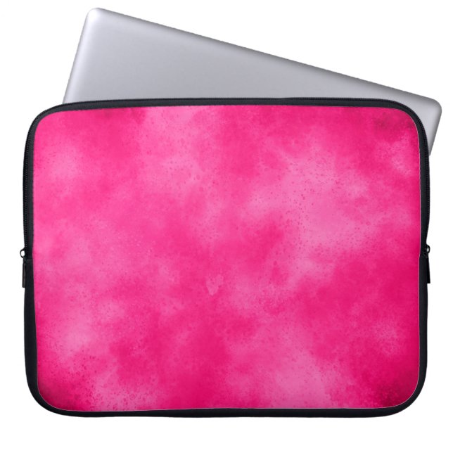 Magenta Cloud Effect Electronics Bag Laptop Fodral (Framsidan)