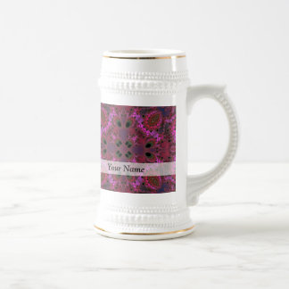 Magenta digital frakttal mönster sejdel