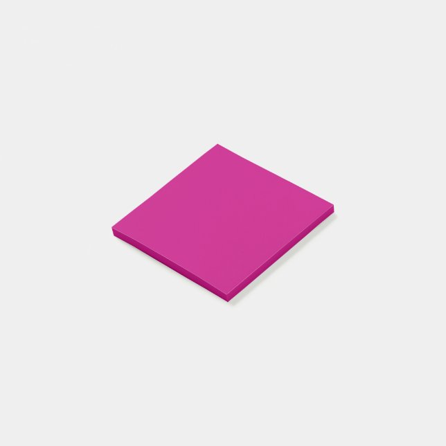 Magenta (färg i fast form)  post-it block (Vinklad)