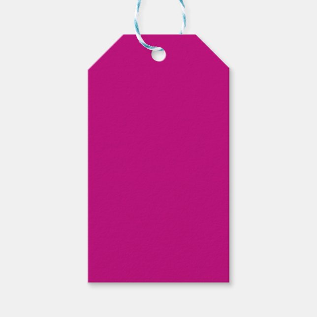 Magenta (färg i fast form) presentetikett (Framsidan)