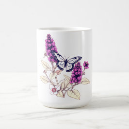 Magenta Fjärilsbuske Kaffemugg