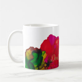 Magenta Flower Mugg