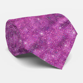 Magenta Glitter Tie Slips