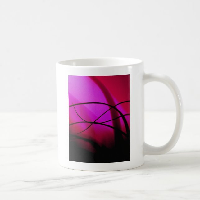 Magenta gräsdans kaffemugg (Höger)