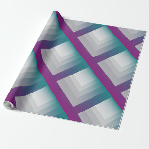 Magenta grått presentpapper