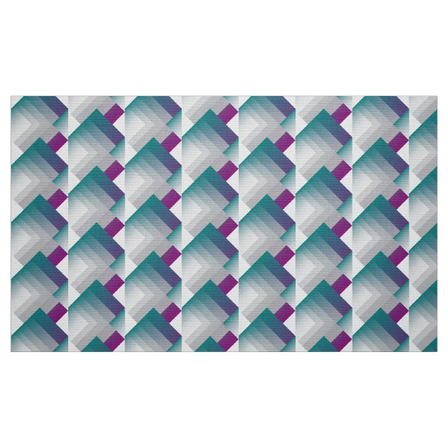 Magenta grått tyg (Fat Quarter)