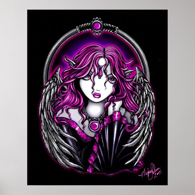 Magenta Guardian Angel Poster (Framsidan)