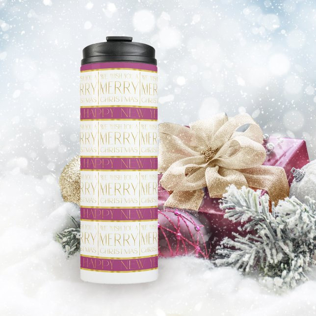 Magenta Guld jul Mönster#35 ID1009 (Skapare uppladdad)