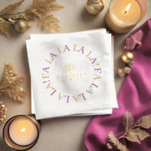 Magenta Guld julklapp La ID1009