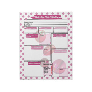 Magenta Healthcare Student Medicin Mall Anteckningsblock