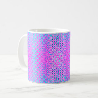 Magenta, Himmel-blått och marin geometri Kaffemugg
