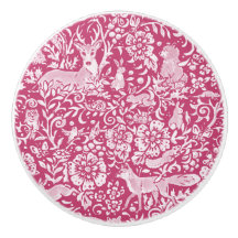 Magenta Hjort Fox Rabbit Woodland Animal Nature