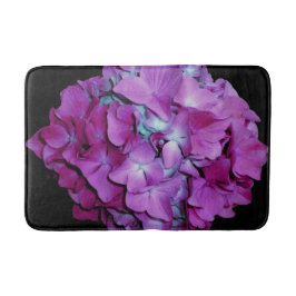 Magenta Hydrangea rosa blommigt Badrumsmatta