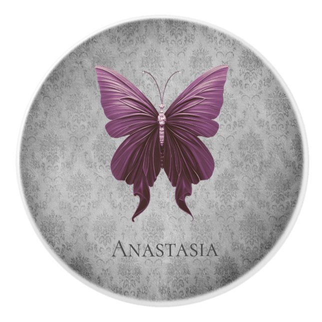 Magenta judisk fjäril knopp (Framsidan)