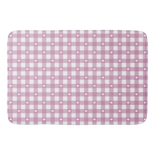 Magenta Kontrolltecken Badrumsmatta (Framsidan)