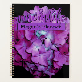 Magenta lila hydrangeas mönster #momlife