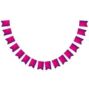 Magenta Lila Partygirlang Banner – Anpassningsbar Vimplar