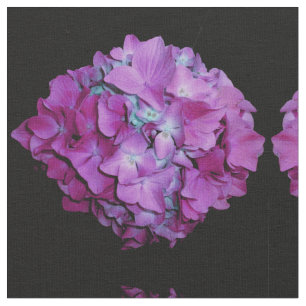 Magenta lila rosa Hydrangea Tyg