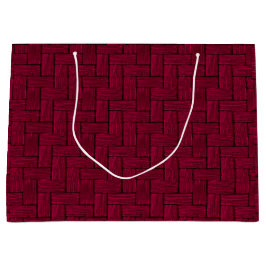 Magenta Lincoln Logs Gift Bag