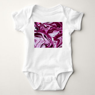 Magenta Marble Struktur: Abstrakt Fluid Art T Shirt