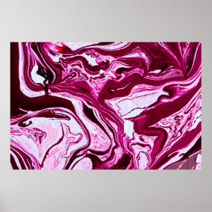 Magenta marmor struktur poster