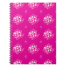 Magenta Minimal Dot Pattern Design