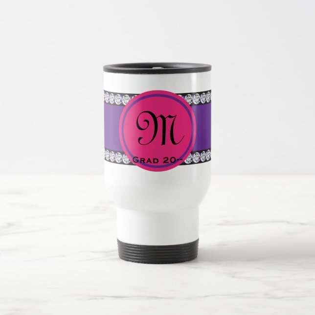 Magenta Monogram Diamond Studenten Resemugg (Center)