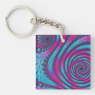 Magenta och cyan Spiral