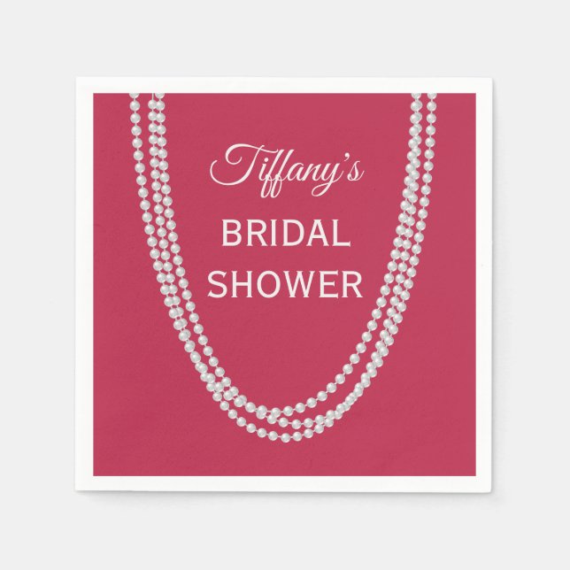 Magenta och Pearls Möhippa Pappersservett (Framsidan)