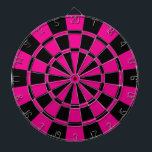 Magenta och svart piltavla<br><div class="desc">Magenta- och svarta kartong</div>
