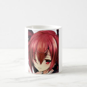 Magenta ögon Coffee Mugg, magenta Kaffemugg