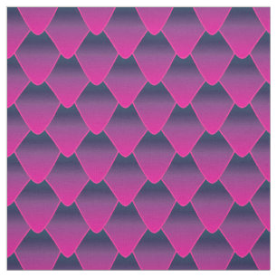 Magenta Ombre Dragon Scales Tyg