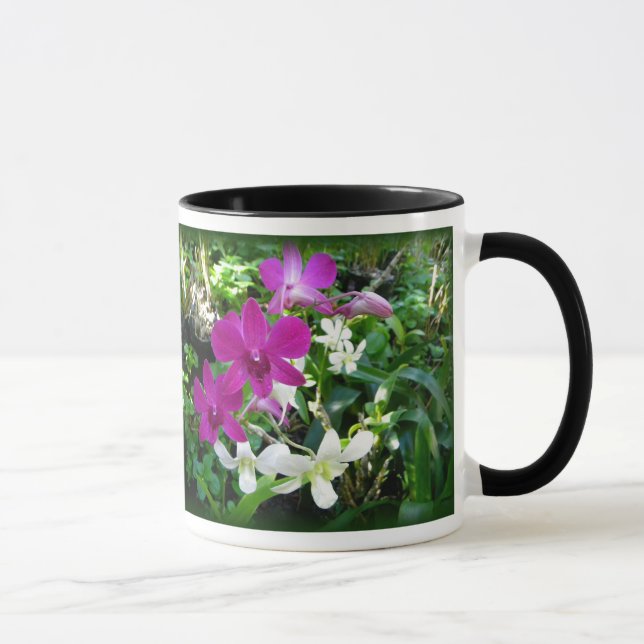 Magenta Orchids Mugg (Höger)