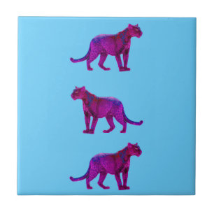 Magenta Panthers Kakelplatta