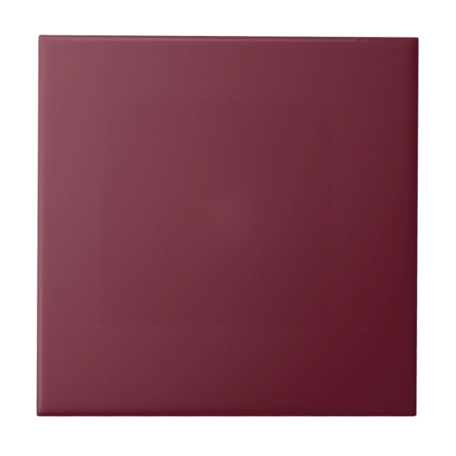 Magenta Passion - Mörk Rosa Solid Färg Kakelplatta (Framsidan)