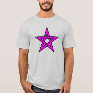 Magenta Pentagram T Shirt