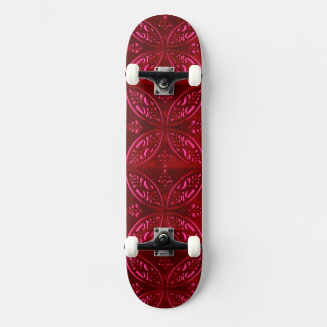 Magenta Petal Skateboard (Framsida)