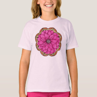 MAGENTA POINSETTIA Kid Shirt T