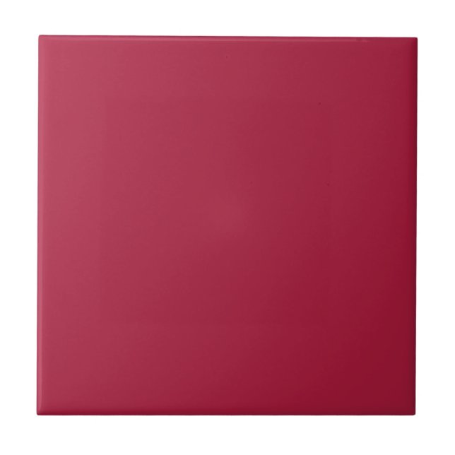 Magenta Prime - Medium Rosa Solid Färg Kakelplatta (Framsidan)