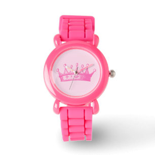 Magenta Prinsessan Krona om Rosa Armbandsur