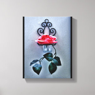 Magenta Ro Sconce Canvastryck
