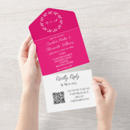 Magenta Rosa Fuchsia Modern Bold Elegant