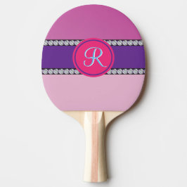 Magenta Rosa Monogram Pingisracket